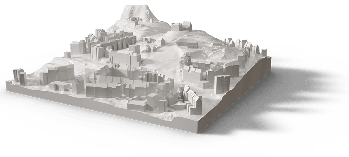 3D modeling in CityGML, OBJ, FBX
