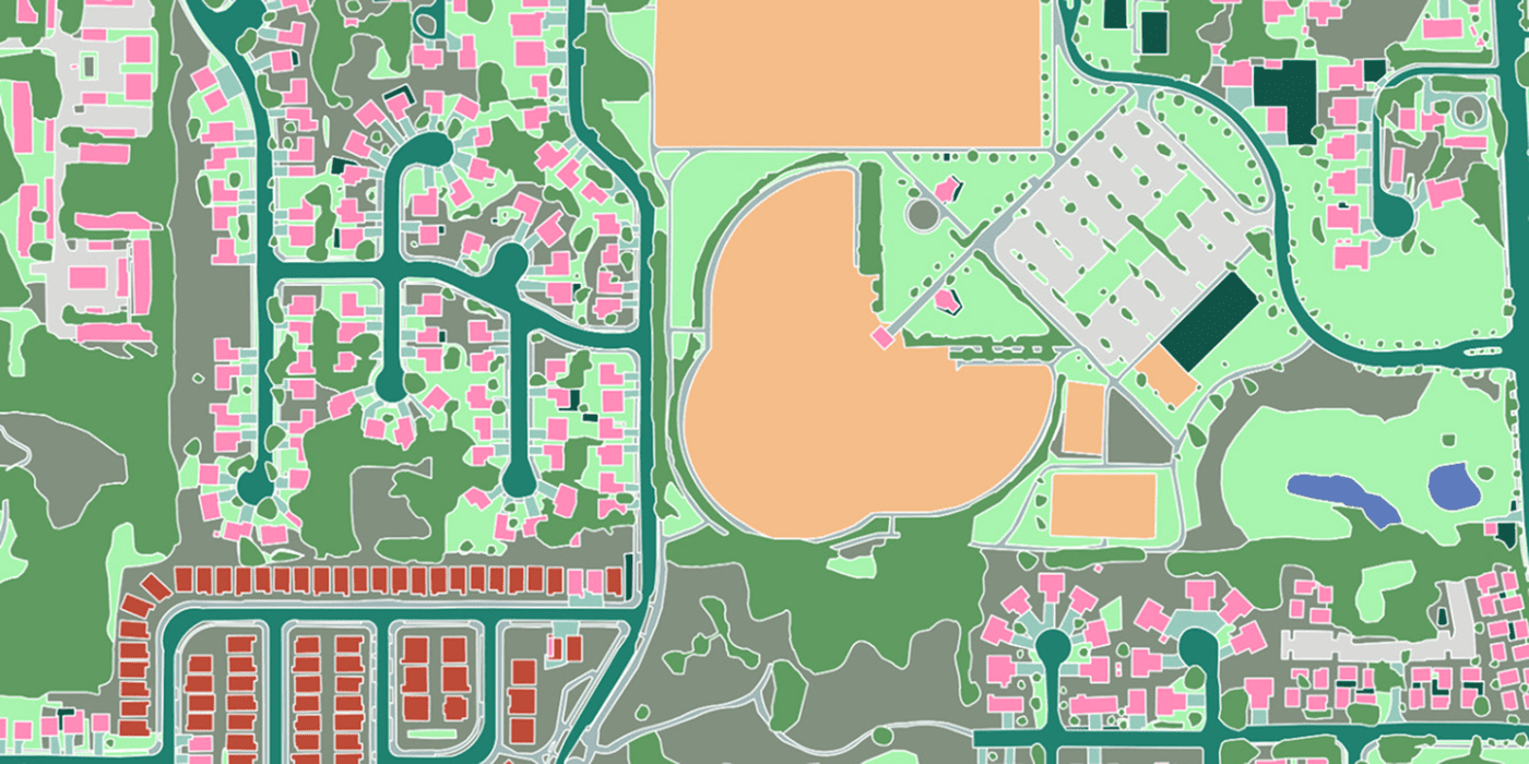 AI feature extraction and vector maps