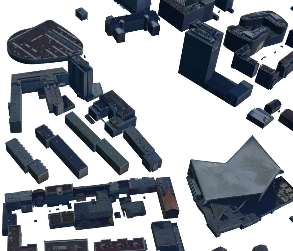 Textured LoD3 CityGML model